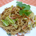 mako♡ばぁ's cooksnap of when they made 桜エビでエスニックな焼きそば！！.