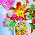 ♡みきママ♡'s cooksnap of when they made 【キャラ弁☆簡単チーズde帽子】.