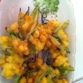 真愛ママ's cooksnap of when they made エコレシピ♪アスパラとコーンのかき揚.