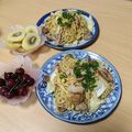 よちりん's cooksnap of when they made 焼肉のタレで簡単(^^)ホルモン焼きそば.