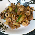 581581's cooksnap of when they made ＊イカとじゃがいものウマ味噌炒め＊.