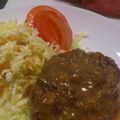 えみち1101's cooksnap of when they made 変わり和風ハンバーグ☆味噌バーグ.
