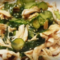yuukav's cooksnap of when they made 茎わかめと鶏肉のあえもの.