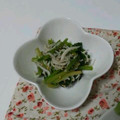 ムーちゃん☆★'s cooksnap of when they made しらすとほうれん草の胡麻醤油和え.