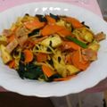 potama's cooksnap of when they made がんもどきの和風パスタ.