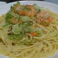 れんりんらん's cooksnap of when they made えびねぎパスタ.