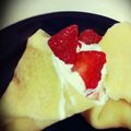 aya68's cooksnap of when they made おやつに☆朝ごはんに☆米粉クレープ.