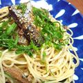おりおん's cooksnap of when they made 簡単☆混ぜるだけサンマの蒲焼缶詰パスタ.