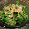 PARNELL's cooksnap of when they made クレソンとマッシュルームのサラダ.