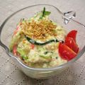 簡単手抜きママ's cooksnap of when they made 超ヘルシー！豆腐ドレのコールスローサラダ.