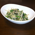 keroaya's cooksnap of when they made 【せりに挑戦】せりともやしのごまごま和え.