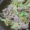 riena26's cooksnap of when they made 簡単！豚肉とキャベツのマヨぽん炒め.