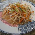 bonnet's cooksnap of when they made もやしと人参の変わり味噌マヨ炒め.