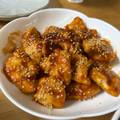∞らら∞'s cooksnap of when they made 簡単すぎる！韓国風ヤンニョムチキン♪.