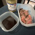 ٩(^‿^)۶'s cooksnap of when they made 甘めローストビーフのたれ★.