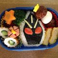 kkaママ's cooksnap of when they made お弁当に！仮面ライダーフォーゼのおにぎり.