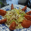 おさち1221's cooksnap of when they made 春キャベツとささみの❁梅おかか和え❁.