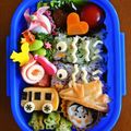 あかぼうしゃ's cooksnap of when they made 飾り折り　☆　ハムの風車.