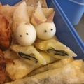 ＲＫまま's cooksnap of when they made 余った餃子の皮でのりチーズ揚げ♪.