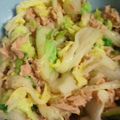 そらまめ＠'s cooksnap of when they made 白菜とツナのうまか味ごま.