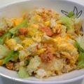 らららんらんれれれ's cooksnap of when they made 鮭とレタスのチャーハン.