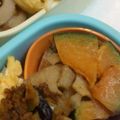 つぅ☆６１５１'s cooksnap of when they made かぼちゃ＆れんこんの塩麹豚バラ炒め.