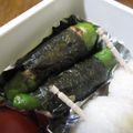 ✩ひろちん✩'s cooksnap of when they made シーチキンチーズのししとう海苔巻き.