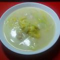 叉夜。's cooksnap of when they made 豚こま肉とキャベツの簡単クリームスープ.