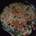 しゃりりお's cooksnap of when they made モチモチで美味しい＊本格チヂミ＊.