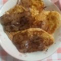 ほげウサ。's cooksnap of when they made 甘くないフレンチトースト★母の味.