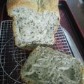 修行中★みなみママ's cooksnap of when they made ★ゴマたっぷり★ふんわりパリッ！食パン.