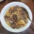 chocomade's cooksnap of when they made 土手焼き♪.