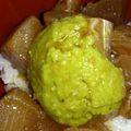 kumachan2007's cooksnap of when they made なんちゃってネギトロ丼♪.