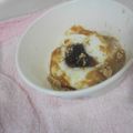 dorafan's cooksnap of when they made きなこあんこヨーグルト.