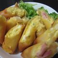 ぷううさぎ's cooksnap of when they made リメイク♪ポテサラカレー春巻き.
