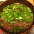 うがひ's cooksnap of when they made すぐ出来る！とろろ昆布とニラのお吸い物♪.