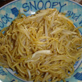 くらま's cooksnap of when they made 大人のもやしだけの焼きそば.