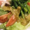 まにょりーた's cooksnap of when they made ランチや夜食！ごま味噌だれ☆冷しゃぶ蕎麦.