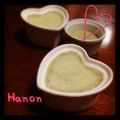 のんの♡'s cooksnap of when they made 抹茶と白ココアの豆乳プリン*゜.
