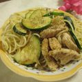 miyuki12's cooksnap of when they made ズッキーニの柚子ゴマスパゲッティー.