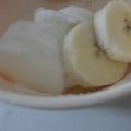 dorafan's cooksnap of when they made ハニーバナナヨーグルト♪.
