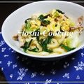 toshi♫'s cooksnap of when they made ほっこり卵ＤＥ焼きうどん♫♬.