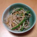 おけいはん０９１３'s cooksnap of when they made 【超簡単】レンジDEもやしナムル！.