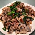 Ｅ－１０'s cooksnap of when they made 豚バラとレンコンのにんにく塩こしょう炒め.