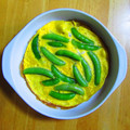 おれんじ∞'s cooksnap of when they made 簡単朝ごはん！スナップエンドウの玉子とじ.