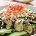 ＴＷＯＨＥＡＲＴＳ's cooksnap of when they made なすびの♪とぅる～ん♪サラダ.