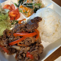 milkypeco's cooksnap of when they made 牛肉・エリンギ・パプリカのオイスター炒め.