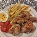 tikariri's cooksnap of when they made しっかり味の鶏もも肉のから揚げ　下味冷凍.