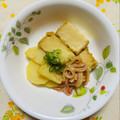 チェックのミニくま's cooksnap of when they made 厚揚げとじゃが芋・カニカマのとろとろ煮♪.