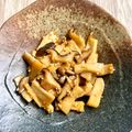 悠LOVE航's cooksnap of when they made エリンギで作るおつまみメンマもどき.